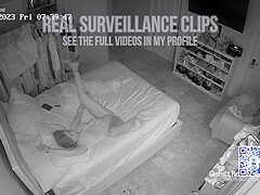 Hidden camera above the bed