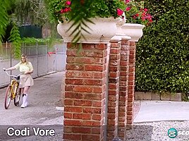 A Girl And Her Bicycle With Codi Vore