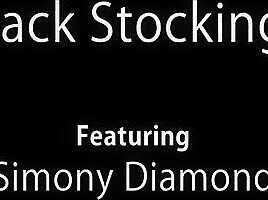 Black Stockings With Simony Diamond